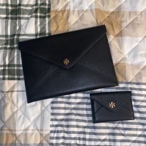 Tory Burch Clutch & Wallet Set